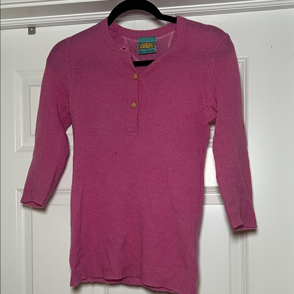 C&C California Pink Kids Sweater